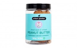Urban Platter Peanut Butter Gourmet Chunky Cookies  Plastic Jar  185 grams
